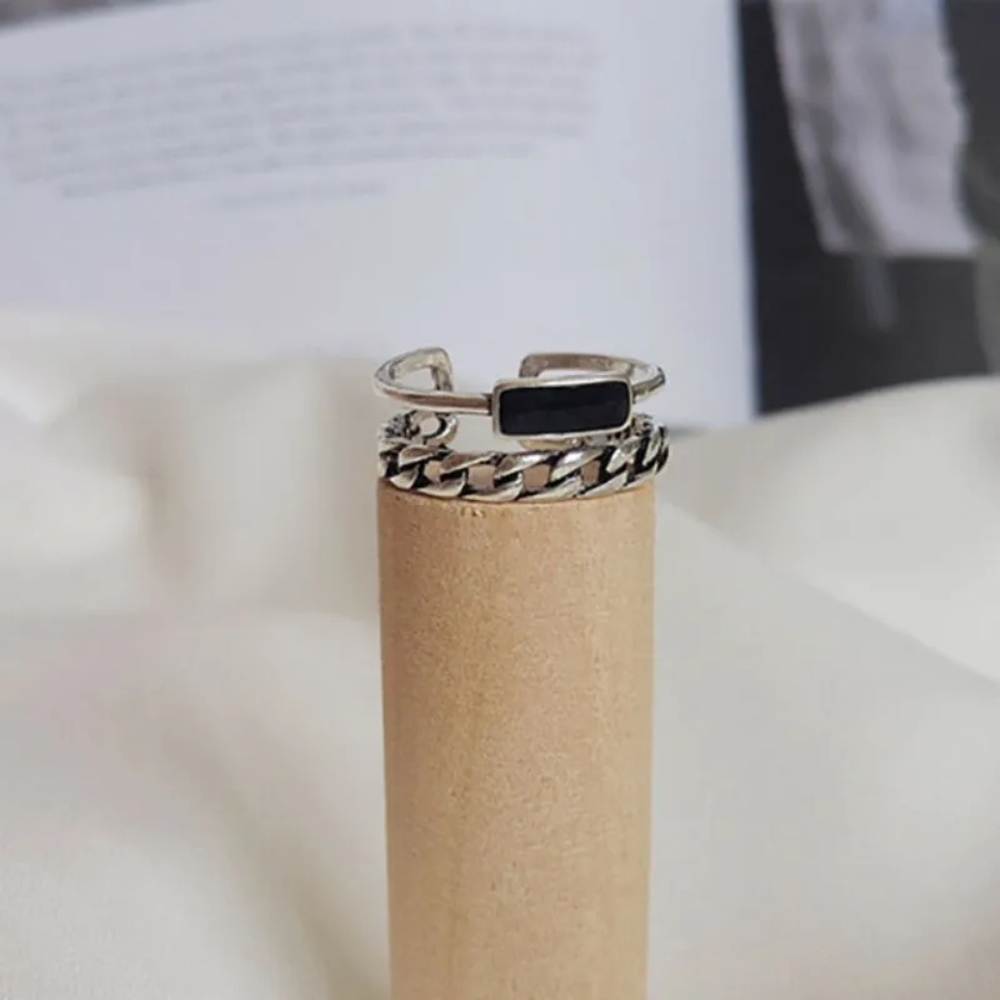 * NEW 925 Sterling Silver Adjustable Open Minimalist Ring